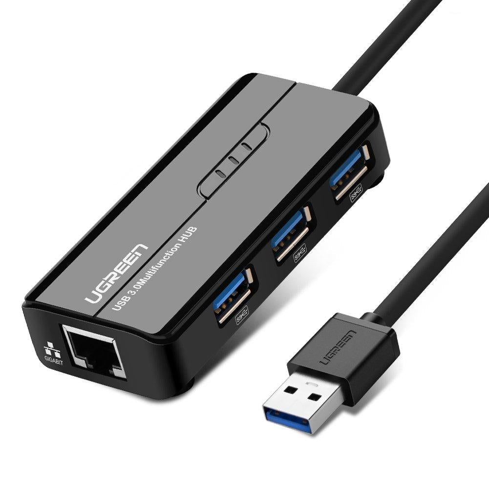 NNEDSZ USB 3.0 Hub with Gigabit Ethernet Adapter (20265)